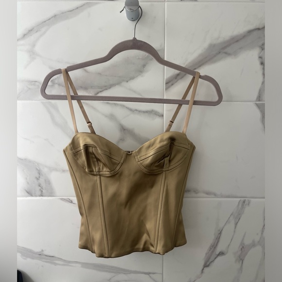 Aritzia Dazzle Satin Bustier - Picture 1 of 3